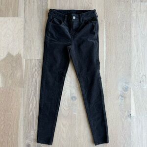 American Eagle Womens Skinny Jeans Stretch Rise Jegging Black Size 0 Regular